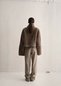 Hawk Shearling Jacket Taupe