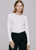 Andrea Long Sleeve White