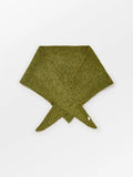 Alpaca Wool Triangle Scarf Cypress Green
