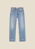 Sisli Cropped Light Blue Righe