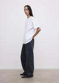 Baggy Fit Denim Black w/white pinstripe