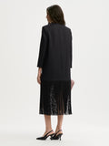 Mella Wool Mini Dress Black