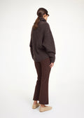 Vilanna Pant Coffee Brown