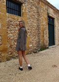Feodora Cardigan Brownstone