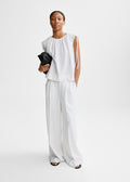 Gali Linen Top White