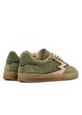 Club Sneakers Mule White Frost Pink Logo Green