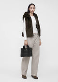 Traversée S Hunting Tweed Charcoal