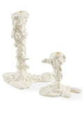 Drip Candle Holder S White