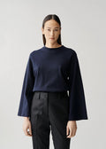 Wide Sleeve Longsleeve | Dark Navy