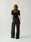 Marianne Rib Tee Black