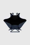 Large Mochi Midnight Pebble Grained Leather