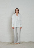 Hills Linen Blend Shirt Off-white