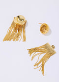 Medusa Studs Earrings Gold