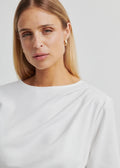 Ulina Drape Tee White