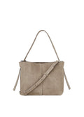 Suede Fraya Small Bag Moral Grey