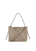 Suede Fraya Small Bag Moral Grey