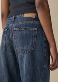 Belem Dark Blue Righe Pant