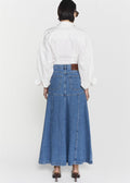Sherry Denim Skirt Dk Blue Wash