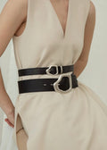 Ako Mini Belt Black & Silver