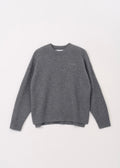 Dive Open Back V Sweater Grey Camo