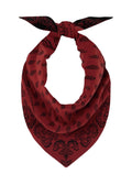 The Wild Rag Carmine & Black