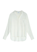 Hills Linen Blend Shirt Off-white