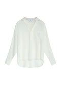 Hills Linen Blend Shirt Off-white