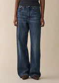 Belem Dark Blue Righe Pant