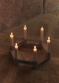 Newel Modular Candle Holder Set of 6 Travertin