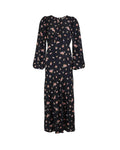 Viscose Maxi Dress Midnight Flowers