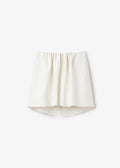 Rouched Tube Top White