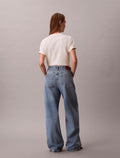 Overnight Blue Jeans Low Rise Baggy