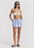 Billow Bikini Top Creme White Badetøy