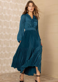 Alisson Solid Dress Green