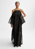 Josephine Silk Dress Black