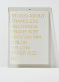 Frameless B2 Rectangle Yellow