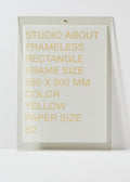 Frameless B2 Rectangle Yellow