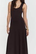 Defnen Knitted Dress Coffee