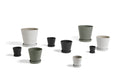 Flowerpot With Saucer X-Large Black