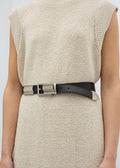 Rattle Belt Black & Silver