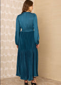 Alisson Solid Dress Green