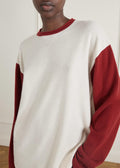 Baseball Two-tone Cashmere Sweater