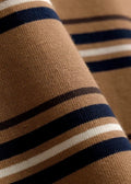 Iben Grit Pique Camel Stripe