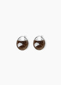 The Erin Earrings Smoky Quartz & Silver