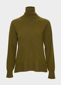 Zina Wool Cash Sweater Hunter
