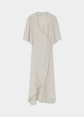 Camilla Contrast Linen Dress Jetstream
