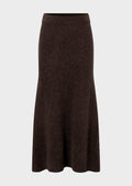 Israa Knitted Skirt Mocha Brown