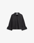 Iben Atari Embellished Shirt Ink Black