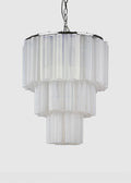 Fontaine Chandelier White 3 Layer