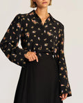 Viscose Blouse Midnight Flowers